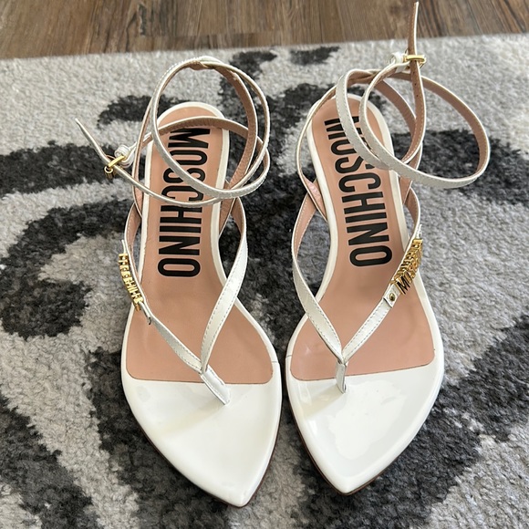 Brand New MOSCHINO kitten heel sandals - Picture 3 of 5